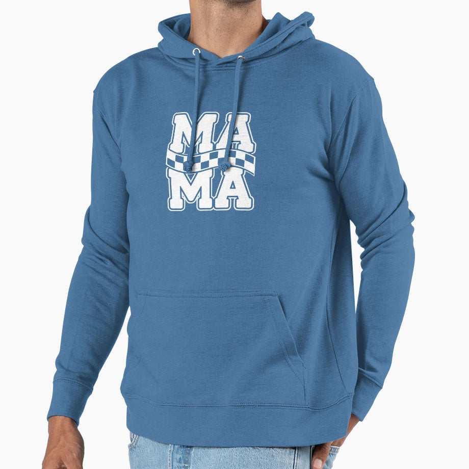 Mama Racing Mother Motorsports Hoodie - Graphic Print for Adults - T-Shirt, Sweatshirt, Hoodie