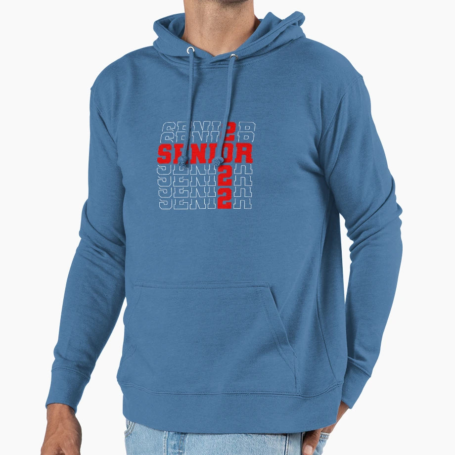 Senior 2022 Hoodie - Unique Graphic for Adults - T-Shirt, Sweatshirt, Hoodie
