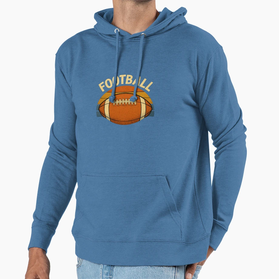 Football Hoodie - Trendy Graphic Unisex - T-Shirt, Sweatshirt, Hoodie