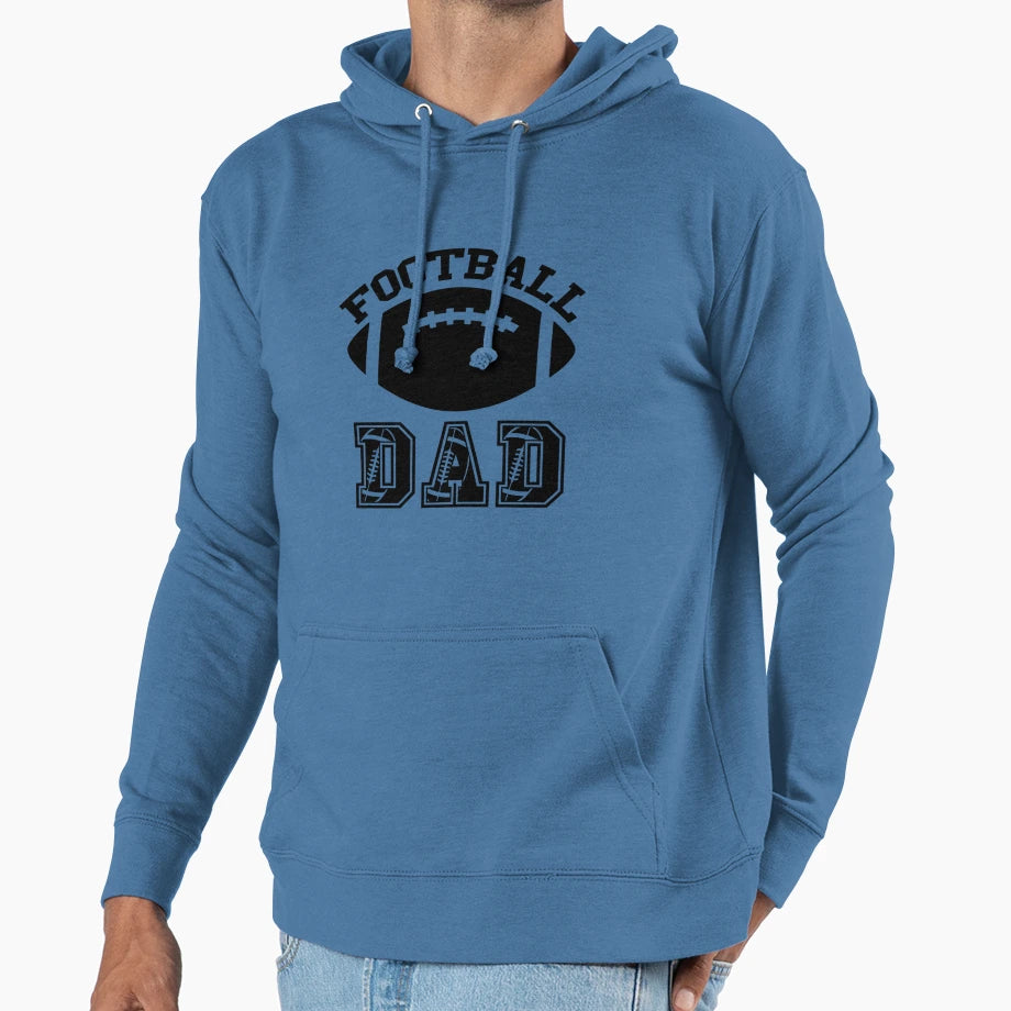 Funny Football Gift Football Dad T-Shirt - Graphic Print Unisex - T-Shirt, Sweatshirt, Hoodie