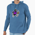 Raven Football Mascot Hoodie - Custom Art Print Men Women - T-Shirt, Sweatshirt, Hoodie
