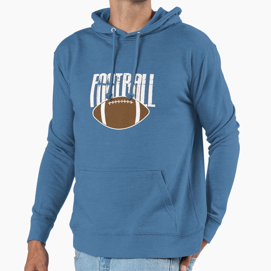 Football American Footbal Sport Hoodie - Streetwear Style for Adults - T-Shirt, Sweatshirt, Hoodie