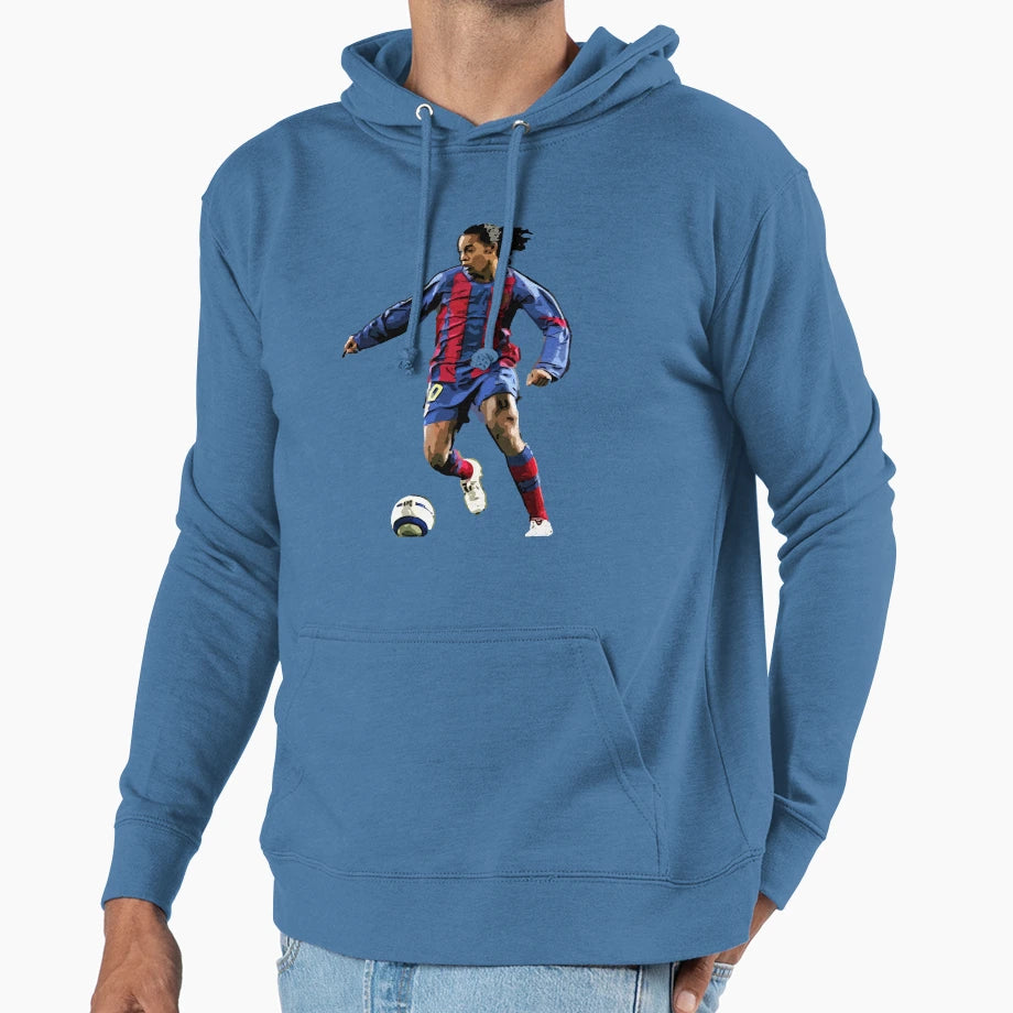 Ronaldinho Hoodie - Graphic Print Unisex - T-Shirt, Sweatshirt, Hoodie