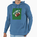 Football Passion Hoodie - Minimalist Print for Adults - T-Shirt, Sweatshirt, Hoodie