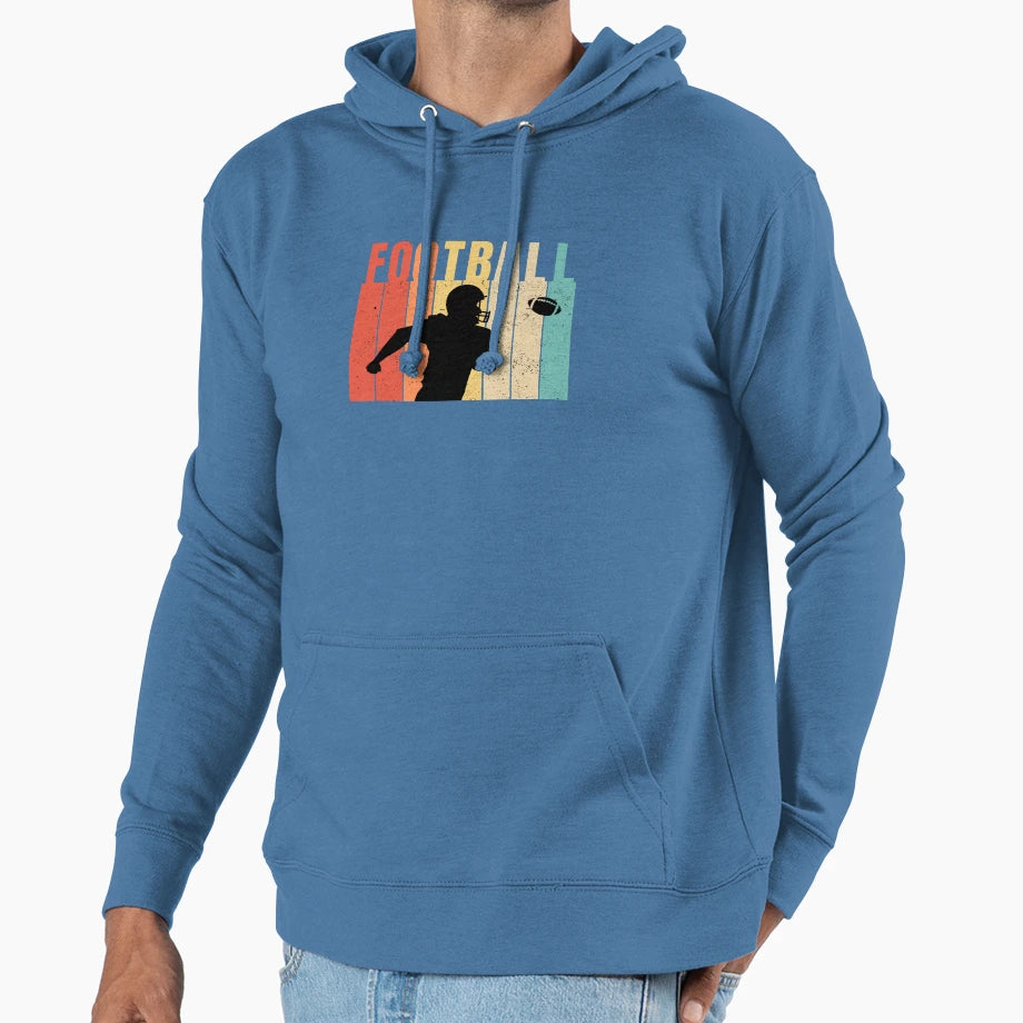 Football Football Hoodie - Minimalist Print for Adults - T-Shirt, Sweatshirt, Hoodie