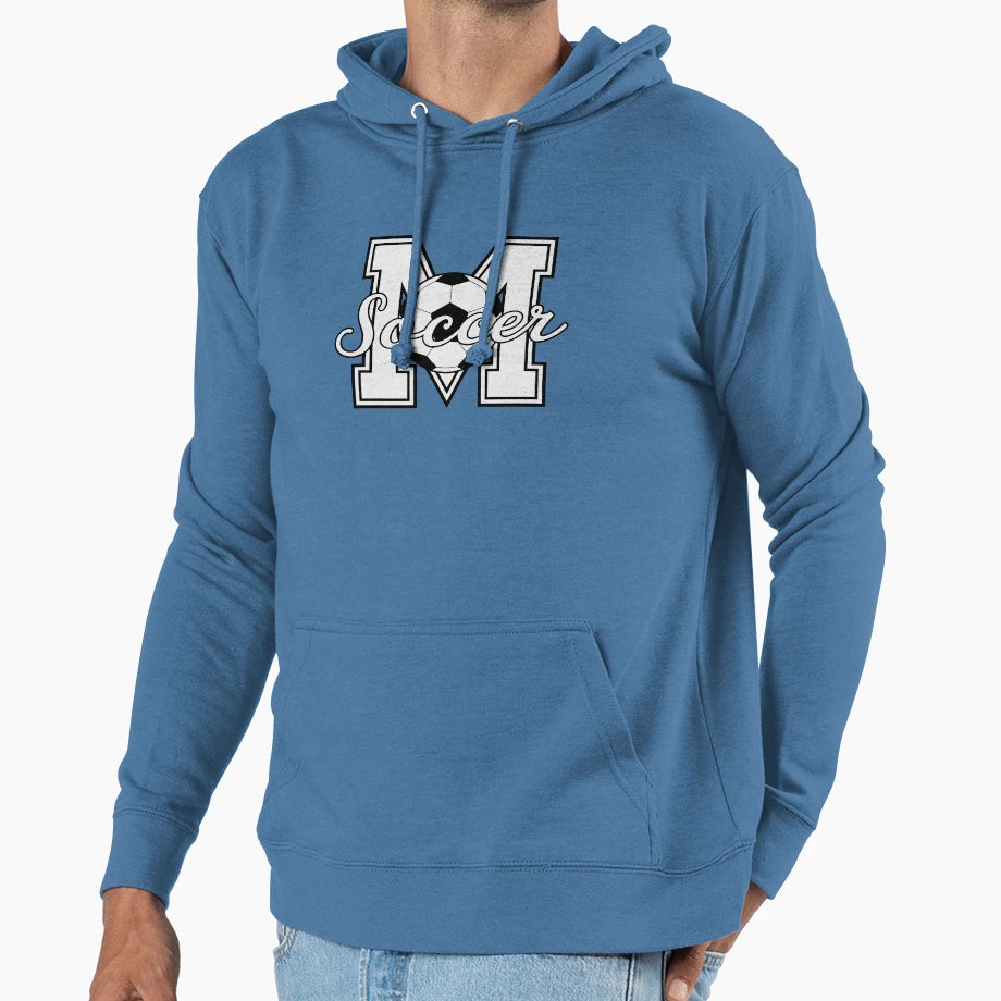 Mom Soccer Hoodie - Graphic Print Men Women - T-Shirt, Sweatshirt, Hoodie