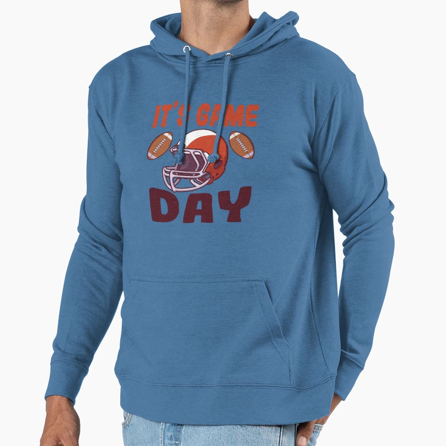 Tackle Footballer Its Game Football Hoodie - Trendy Graphic Unisex - T-Shirt, Sweatshirt, Hoodie