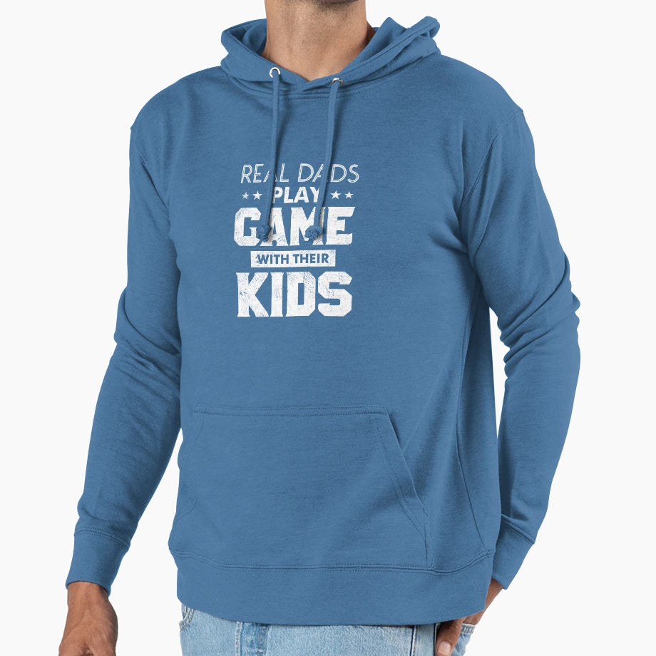 Real Dads Play Game Their Hoodie - Streetwear Style Unisex - T-Shirt, Sweatshirt, Hoodie