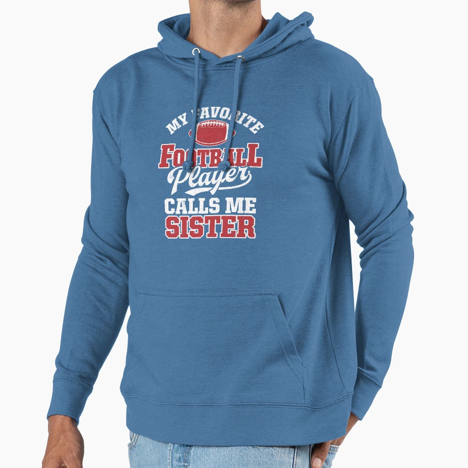 My Favorite Football Player Calls T-Shirt - Fun Novelty Design for Adults - T-Shirt, Sweatshirt, Hoodie