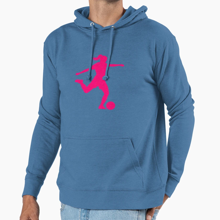 Soccer Player Hoodie - Unique Graphic Men Women - T-Shirt, Sweatshirt, Hoodie