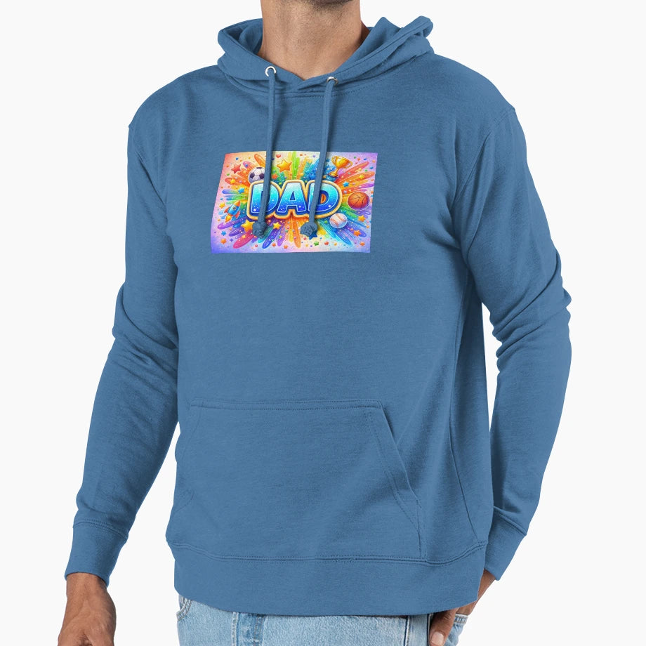 Abstractdad Gifts Pattern Hoodie - Graphic Print for Adults - T-Shirt, Sweatshirt, Hoodie