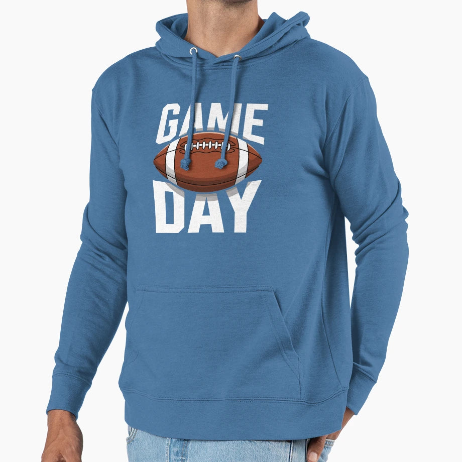 Game Day Football Fans Hoodie - Aesthetic Graphic Unisex - T-Shirt, Sweatshirt, Hoodie
