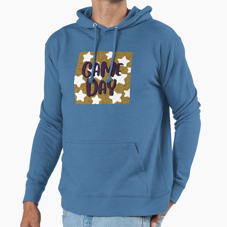 Game Day Hoodie - Minimalist Print for Adults - T-Shirt, Sweatshirt, Hoodie
