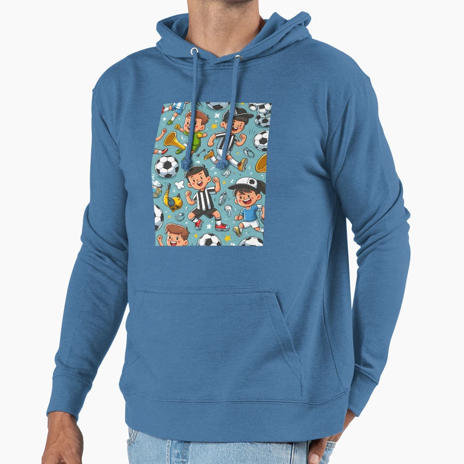 Football Hoodie - Unique Graphic Unisex - T-Shirt, Sweatshirt, Hoodie