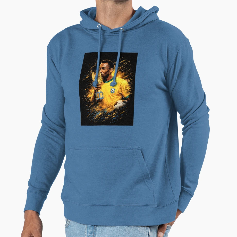 Pel Football Legend Pride Hoodie - Streetwear Style for Adults - T-Shirt, Sweatshirt, Hoodie
