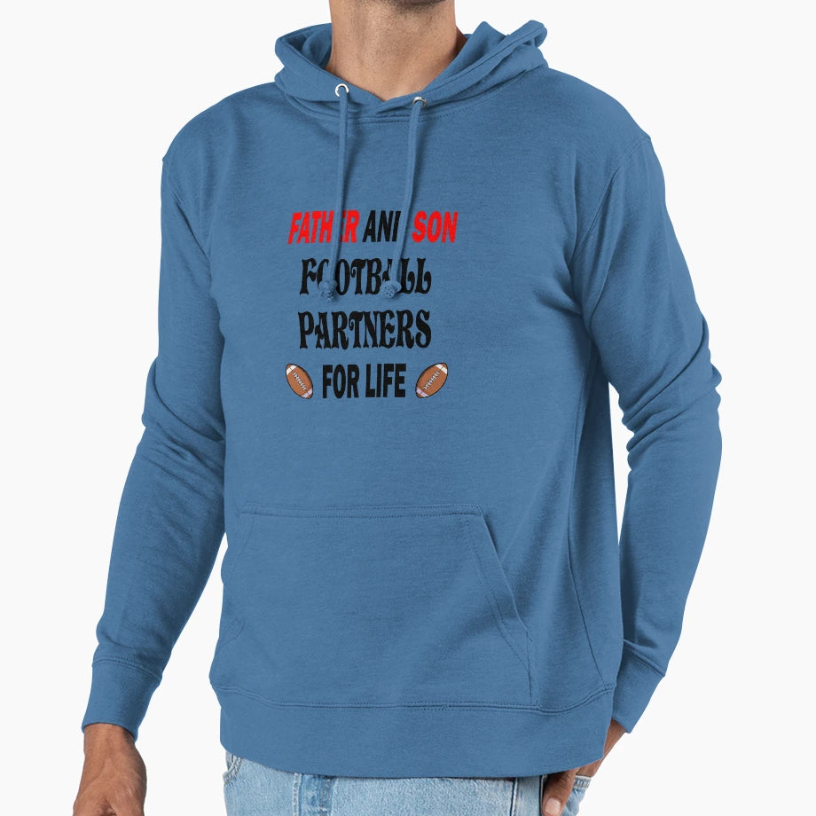 American Football Hoodie - Fun Novelty Design Men Women - T-Shirt, Sweatshirt, Hoodie