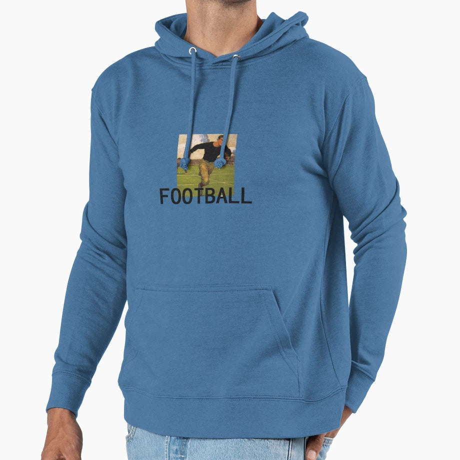 Football Old School Hoodie - Aesthetic Graphic Men Women - T-Shirt, Sweatshirt, Hoodie
