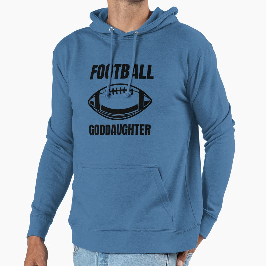 American Football Goddaughter Fan Game Hoodie - Graphic Print Men Women - T-Shirt, Sweatshirt, Hoodie