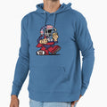 Football Cartoon Hoodie - Fun Novelty Design Men Women - T-Shirt, Sweatshirt, Hoodie