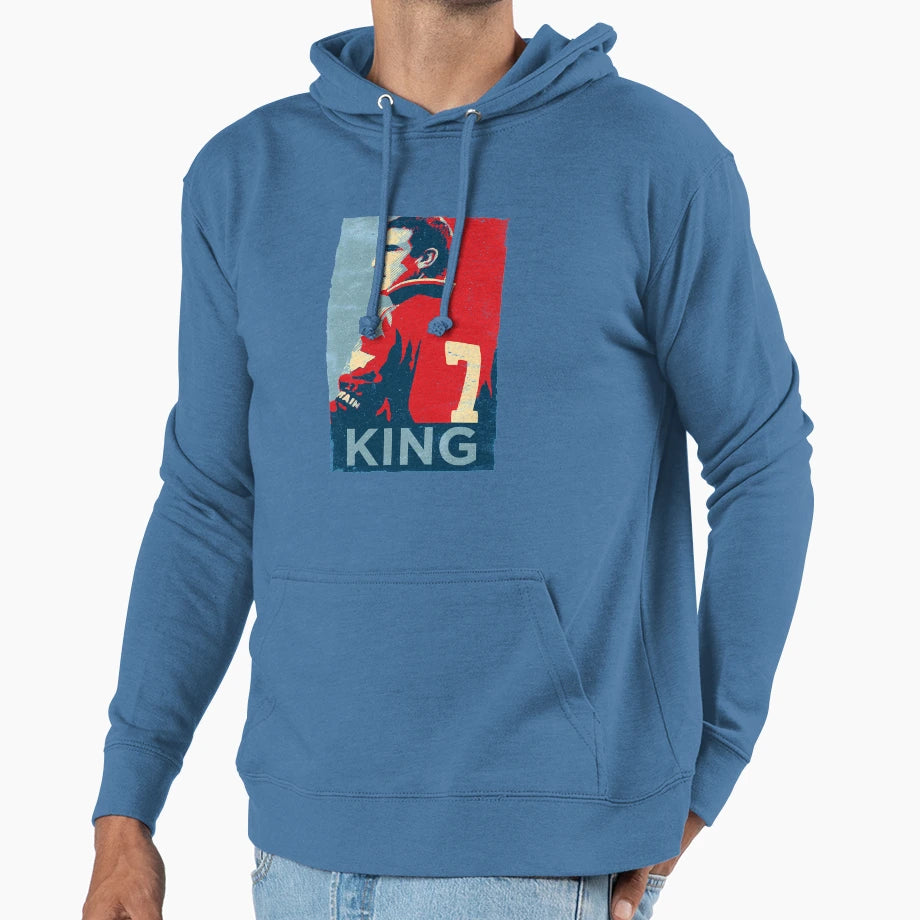 Cantona King Hoodie - Casual Everyday Wear Men Women - T-Shirt, Sweatshirt, Hoodie