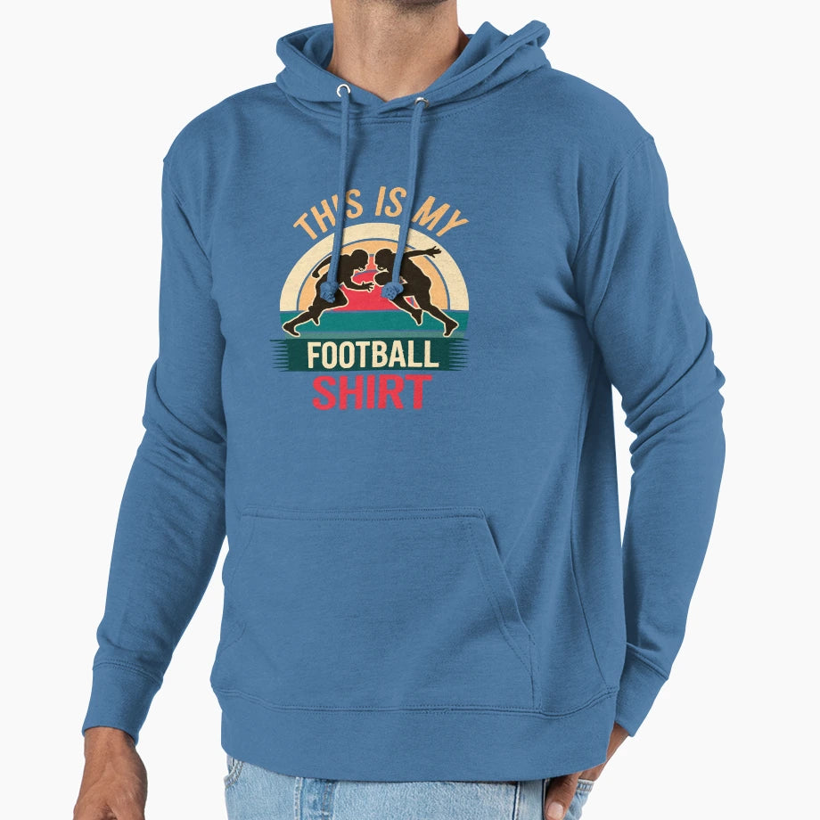 This Is My Football Funny Football T-Shirt - Minimalist Print Unisex - T-Shirt, Sweatshirt, Hoodie