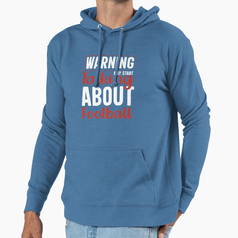 Football Lover American Football Hoodie - Minimalist Print for Adults - T-Shirt, Sweatshirt, Hoodie
