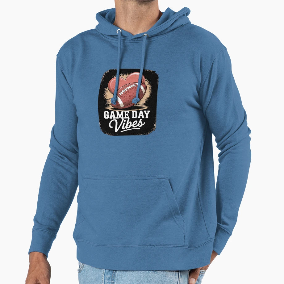 American Football Lover Game Day Leopard Hoodie - Unique Graphic Unisex - T-Shirt, Sweatshirt, Hoodie