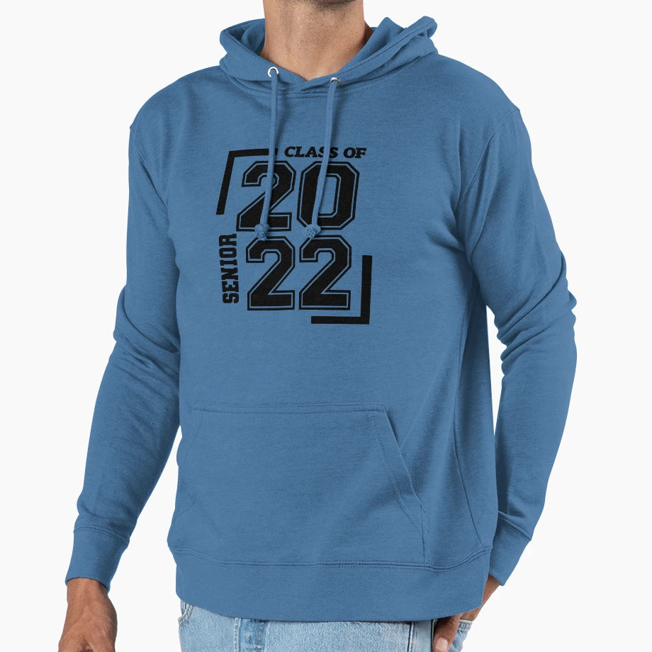 Seniors Class 2022 Graduation Hoodie - Aesthetic Graphic Unisex - T-Shirt, Sweatshirt, Hoodie