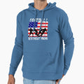 American Football Theme Birthday Mom Play Hoodie - Custom Art Print Unisex - T-Shirt, Sweatshirt, Hoodie
