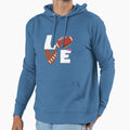 Love Rugby Football Rugby Rugby Hoodie - Trendy Graphic Men Women - T-Shirt, Sweatshirt, Hoodie