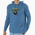 Denver Gold Helmet Hoodie - Streetwear Style for Adults - T-Shirt, Sweatshirt, Hoodie