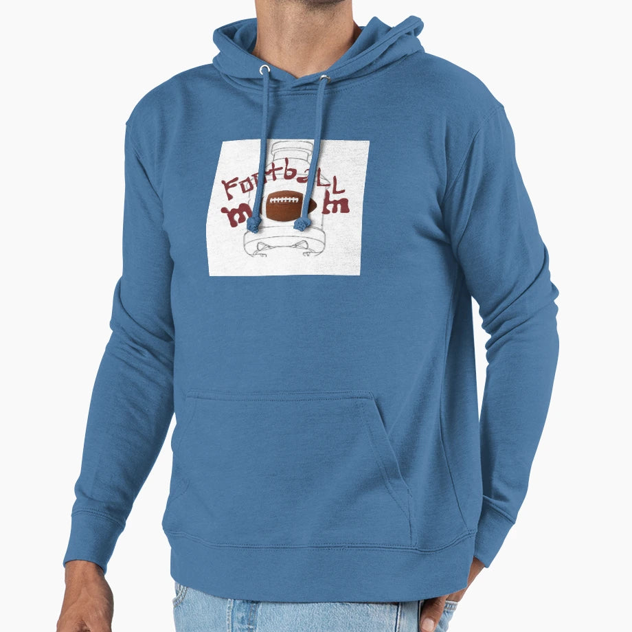 Football Mom Hoodie - Novelty Apparel for Adults - T-Shirt, Sweatshirt, Hoodie