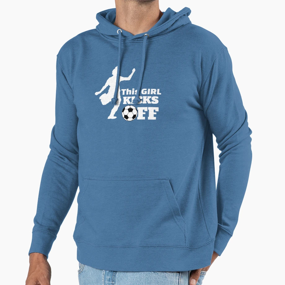 Soccer Player Funny Text Hoodie - Trendy Graphic Unisex - T-Shirt, Sweatshirt, Hoodie