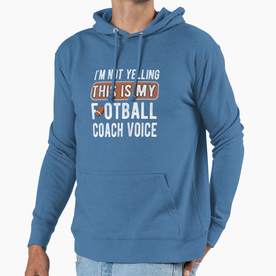 Proud Football Coach Gifts Football T-Shirt - Graphic Print for Adults - T-Shirt, Sweatshirt, Hoodie