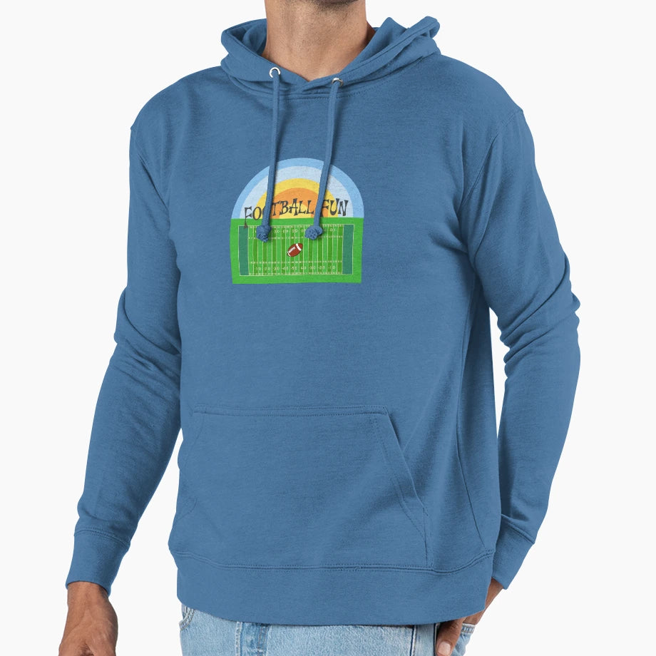 Football Fun Hoodie - Fun Novelty Design Unisex - T-Shirt, Sweatshirt, Hoodie