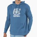 Just Who Loves Football Hoodie - Novelty Apparel for Adults - T-Shirt, Sweatshirt, Hoodie