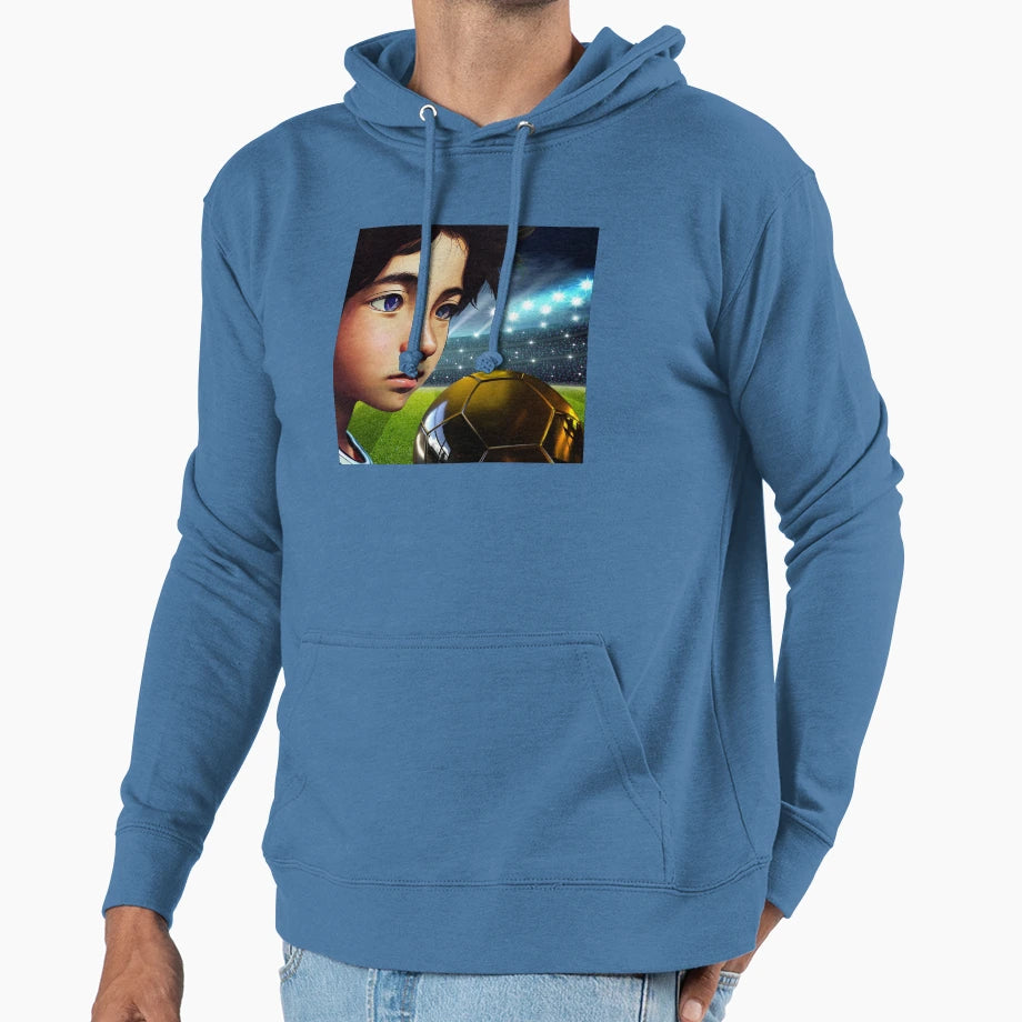 Futbol Dreams Hoodie - Custom Art Print Men Women - T-Shirt, Sweatshirt, Hoodie
