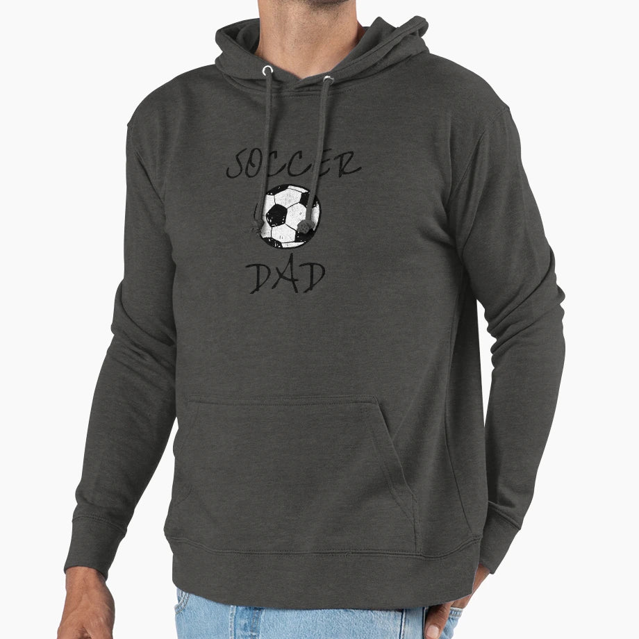 Soccer Dad Soccer Ball Hoodie - Fun Novelty Design Unisex - T-Shirt, Sweatshirt, Hoodie