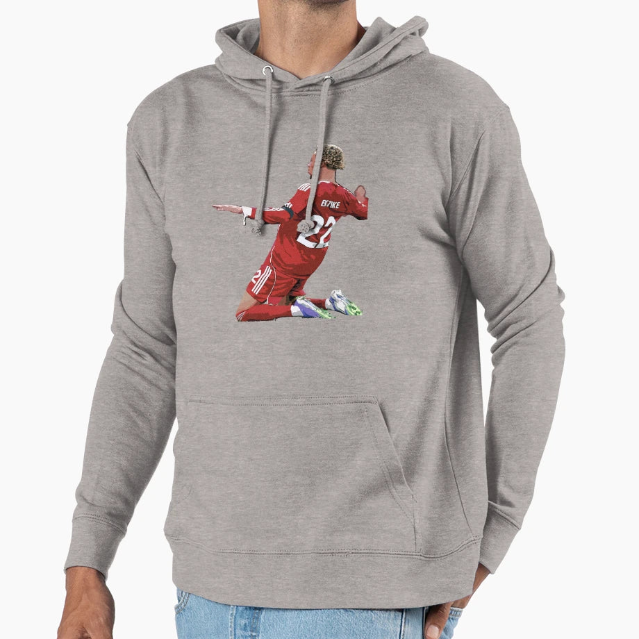 Hugo Ekitike Hoodie - Custom Art Print Unisex - T-Shirt, Sweatshirt, Hoodie