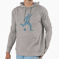 Footballer Soccer Player Legends Tribute Hoodie - Fun Novelty Design Unisex - T-Shirt, Sweatshirt, Hoodie