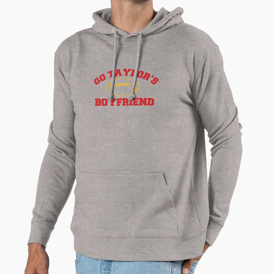 Go Taylors Boyfriend Hoodie - Casual Everyday Wear for Adults - T-Shirt, Sweatshirt, Hoodie