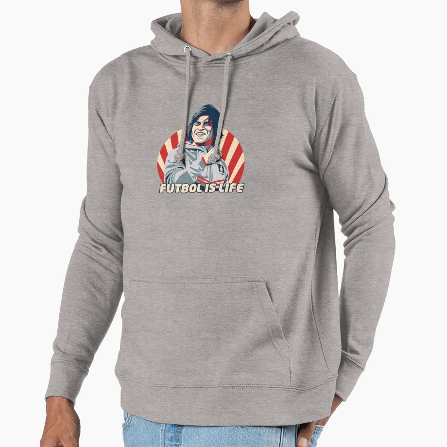 Futbol Is Life Hoodie - Minimalist Print Unisex - T-Shirt, Sweatshirt, Hoodie