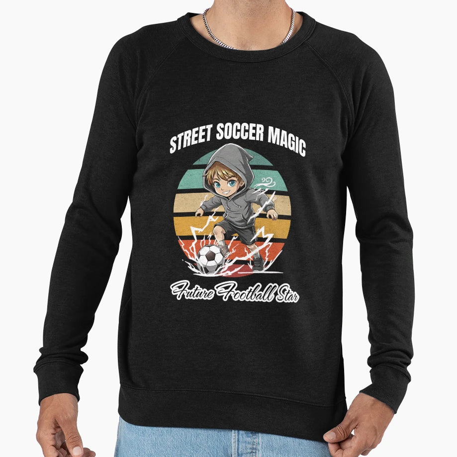 Street Soccer Magic Future Football Sweatshirt - Minimalist Print Unisex - T-Shirt, Sweatshirt, Hoodie