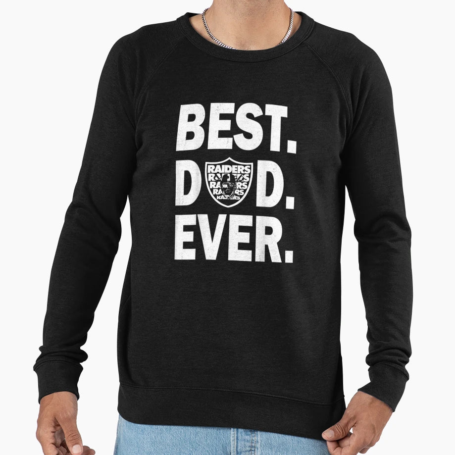 Mens Mens Best Raiders Dad Ever T-Shirt - Novelty Apparel Men Women - T-Shirt, Sweatshirt, Hoodie