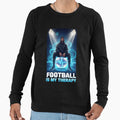 Football Is My Therapy Mindset Sweatshirt - Unique Graphic Unisex - T-Shirt, Sweatshirt, Hoodie