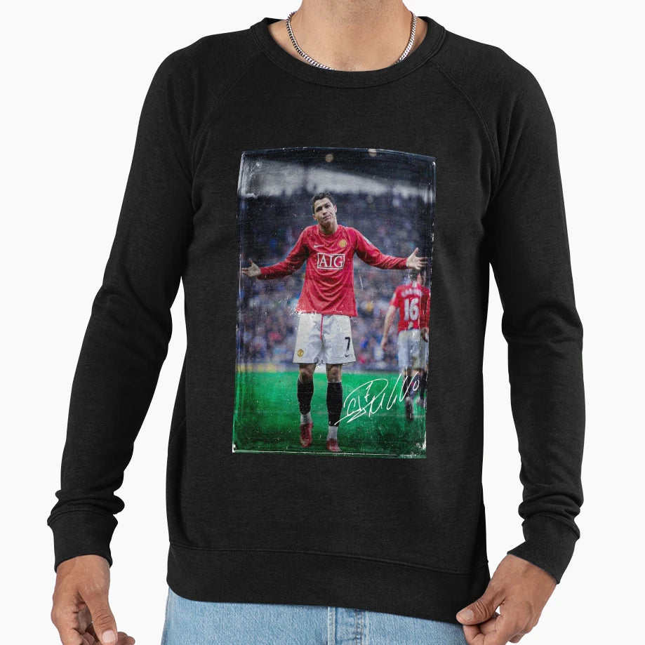 Cristiano Ronaldo Sweatshirt - Trendy Graphic for Adults - T-Shirt, Sweatshirt, Hoodie