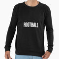 Minimalist Bold White Text Sweatshirt - Fun Novelty Design for Adults - T-Shirt, Sweatshirt, Hoodie