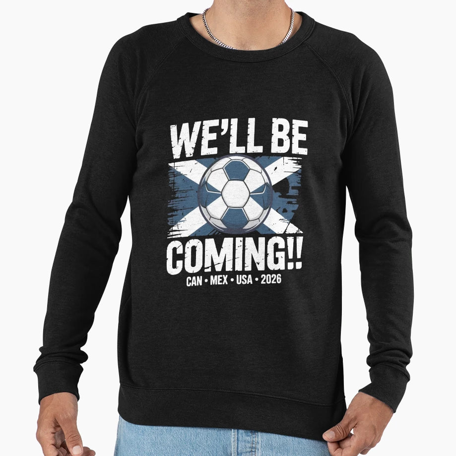Scotland 2026 Football Qualification Sweatshirt - Unique Graphic Unisex - T-Shirt, Sweatshirt, Hoodie
