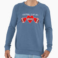 Heart Valentines Day Football Is T-Shirt - Casual Everyday Wear Men Women - T-Shirt, Sweatshirt, Hoodie