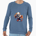Artistic Cartoon Football Player Sweatshirt - Custom Art Print for Adults - T-Shirt, Sweatshirt, Hoodie